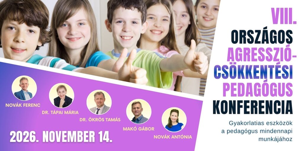 Iskolai Agresszió-Csökkentési Pedagógus Konferencia 2026.